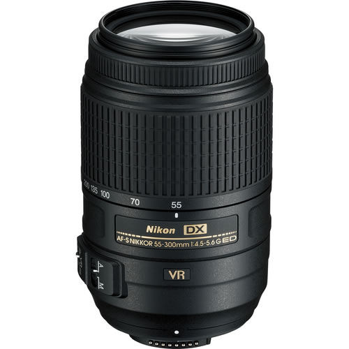 AF-S 55-300mm f/4.5-5.6 G ED VR DX Telephoto Zoom Lens