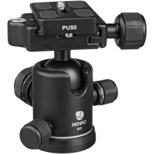 Benro B0 B-Series Double Action Ball Head Arca-Swiss for Benro 0 and 1  Series Tripods