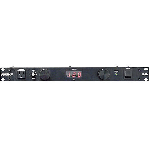 120V/15A Power Conditioner with 9 Outlets, Light Module & Digital Voltmeter