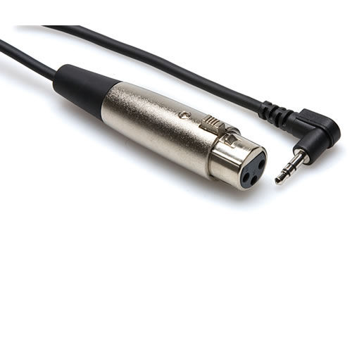 XLR (F) to 3.5mm Stereo Plug 1ft