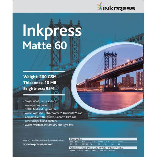 13" x 19" Matte 60 200gsm 50 Sheets