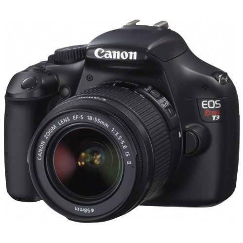 EOS Rebel T3 w/ EF-S 18-55mm IS (Black)