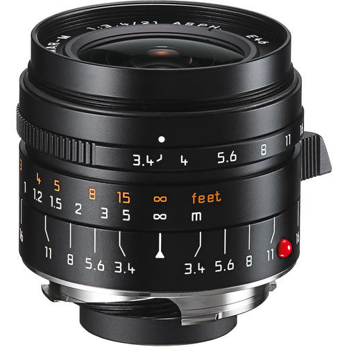 21mm f/3.4 ASPH Super-Elmar-M Black Lens (E46)