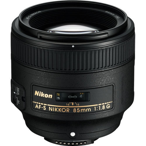 Nikon AF-S NIKKOR 85mm f/1.8 G Lens 2201 Full-Frame Fixed Focal 