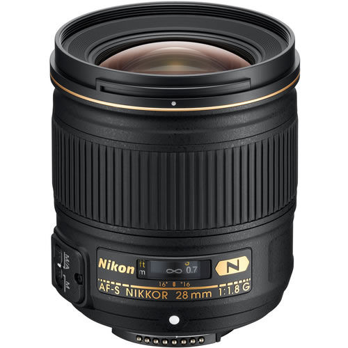 Nikon AF-S NIKKOR 28mm f/1.8 G LensUsed Nikon AF-S NIKKOR 28mm f/1.8 G  LensUsed 2203 Full-Frame Fixed Focal Length Wide Angle Lenses - Vistek  Canada Product Detail