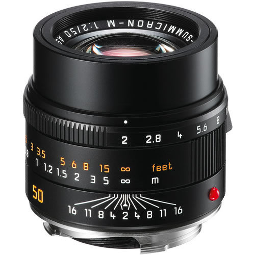 50mm f/2.0 ASPH APO-Summicron- M Black Lens (E39)