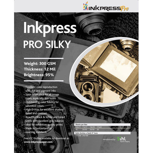 8.5" x 11" PRO Silky 300gsm 5 Sheets