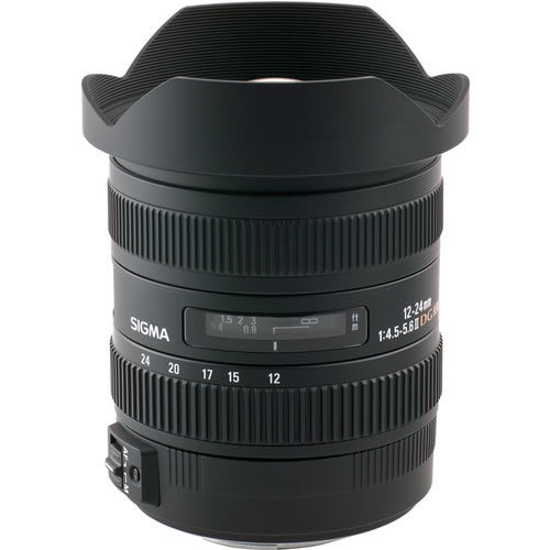 AF 12-24mm f/4.5-5.6 II EX DG HSM Wide Angle Zoom Lens for Canon