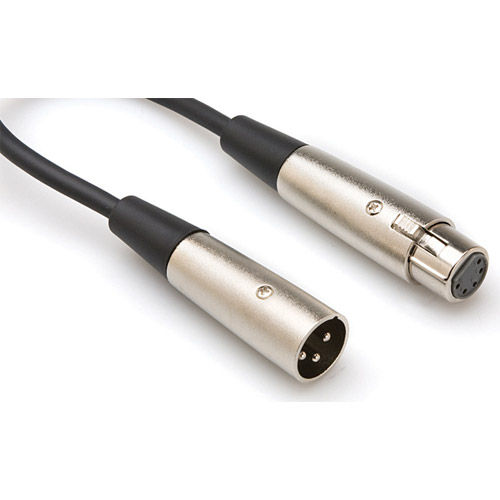 DMX512 ADAPTER XLR3M-XLR5F 6"