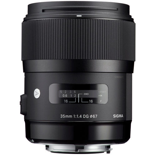 Sigma 35mm f/1.4 DG HSM Art Lens for Canon A35DGC Full-Frame Fixed