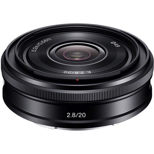 SEL 20mm f/2.8 Pancake E-Mount Lens