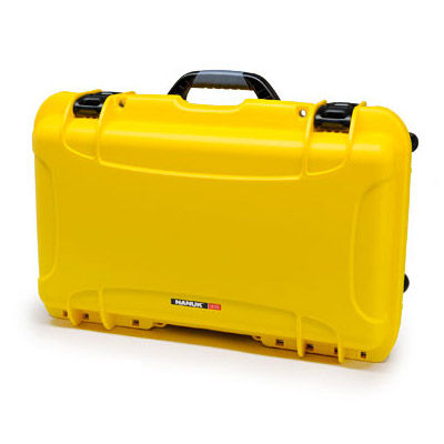 935 Case w/ Foam, Retractable Handle and Wheels - Yellow