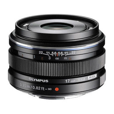 M.Zuiko Digital 17mm f/1.8 Black Lens