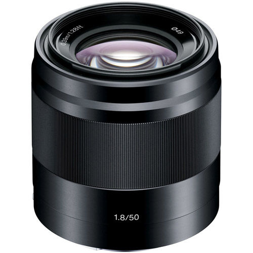 Sony SEL 50mm f/1.8 OSS Black E-Mount Lens SEL50F18/B DSLR Non