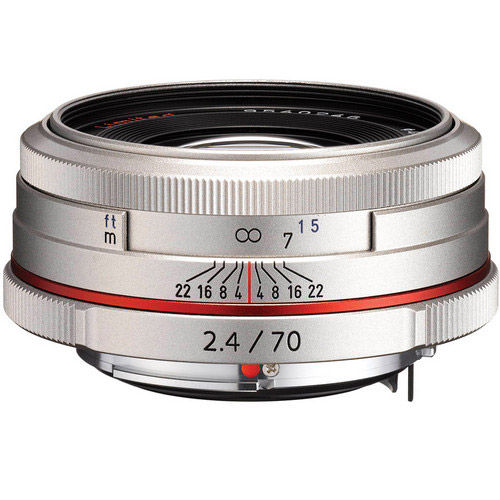 Pentax HD Pentax-DA 70mm F/2.4 Lens - Silver