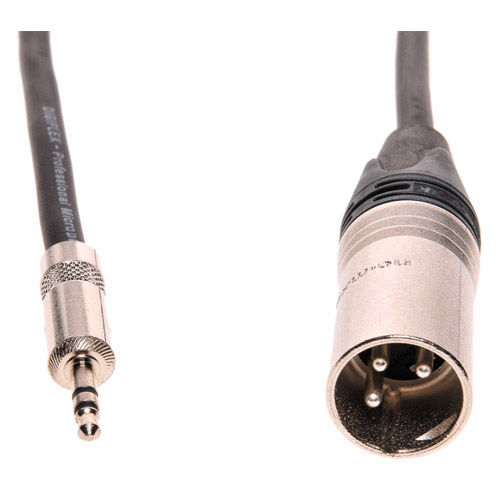 6' XLR-M To 1/8" Mini TRS Plug