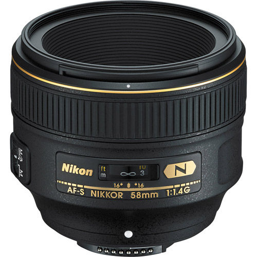 AF-S NIKKOR 58mm f/1.4 G Lens