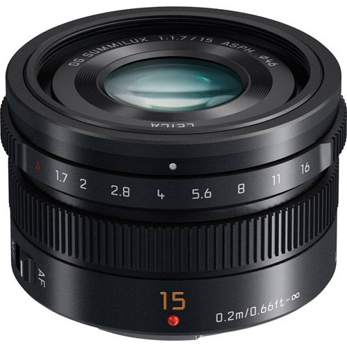 Panasonic Leica DG Summilux 15mm f/1.7 ASPH Lens