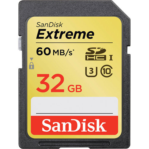 Extreme 32GB SDHC UHS-1 U3