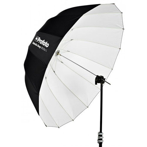 White Umbrella Deep Large (130cm)