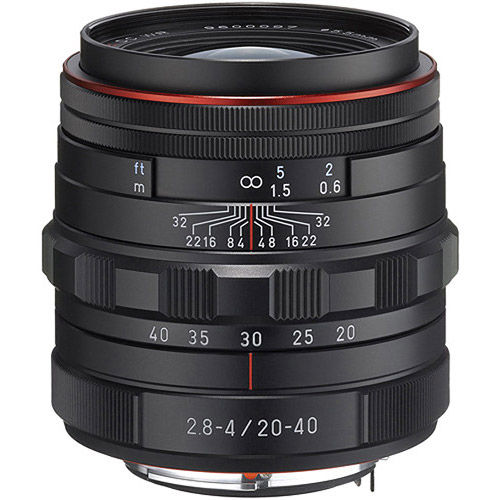 HD Pentax-DA 20-40mm f/2.8-4.0 ED DC WR Lens - Black