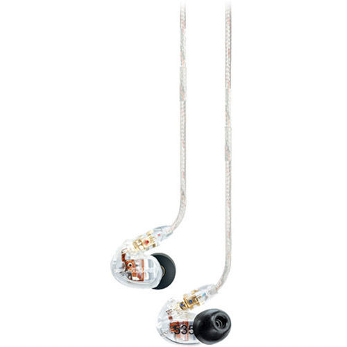 Shure SE535-CL Triple High-Def MicroDriver Earphone with Detachable Cable -  Clear