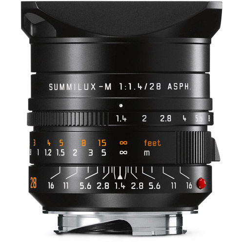 28mm f/1.4 Summilux-M ASPH Wide Angle Lens Black