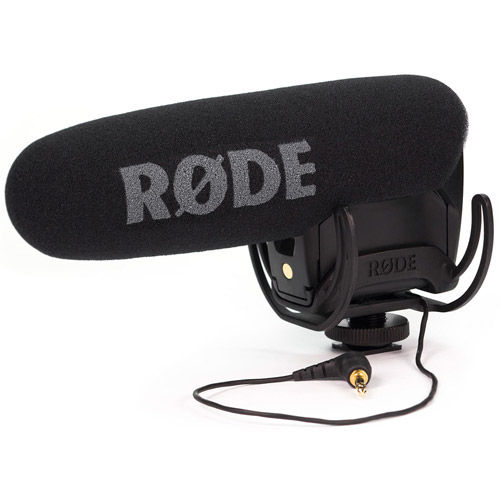 Rode VideoMic PRO Shotgun Condenser Microphone with Rycote Lyre Shock  Mounting