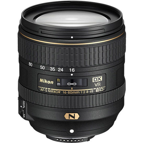 Nikon AF-S DX NIKKOR 16-80mm f/2.8-4.0 E ED VR LensUsed Nikon AF-S DX  NIKKOR 16-80mm f/2.8-4.0 E ED VR LensUsed 20055 DSLR Non-Full Frame Zoom  Standard Lenses - Vistek Canada Product Detail