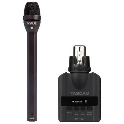 Reporter Omnidriectional Mic w/ DR-10X Stereo Recorder