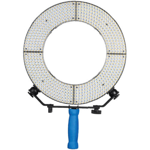 LEDGO LG-160S 4 KIT LED Ring Light 5600K with 2 x AA Battery Box, Handle, Filters and Case