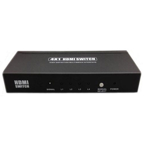 4-Port HDMI Switch with Remote