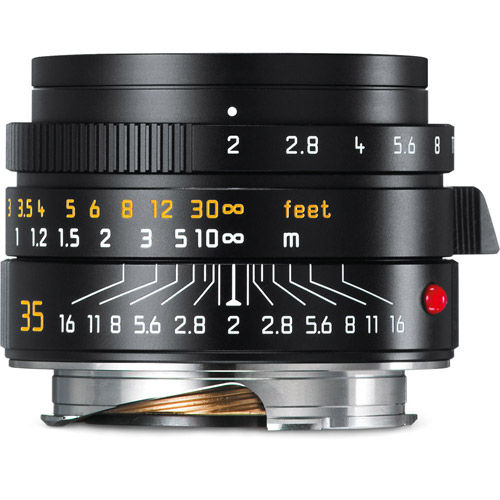 35mm f/2.0 Summicron-M ASPH Black Wide Angle Lens