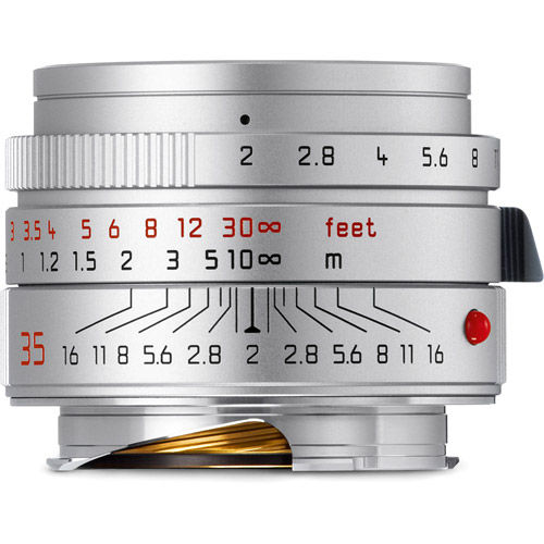 35mm f/2.0 Summicron-M ASPH Silver Wide Angle Lens