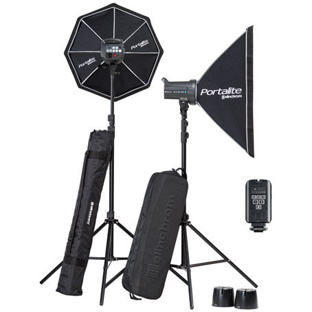 D-Lite RX 4/4 Softbox To Go Set  with EL-Skyport Transmitter Plus,  2x Stands and Stand Bag