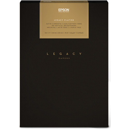 8.5"x11" Legacy Platine Paper - 25 Sheets