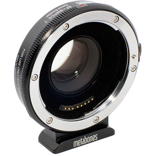 Canon EF to MFT T Lens Adapter 0.58x for Blackmagic Design Super 16 Cameras (Black)