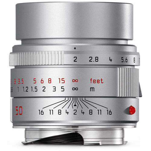 50mm f/2.0 ASPH APO-Summicron-M Silver Lens (E39)