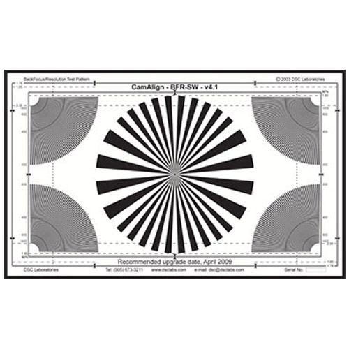 Back Focus Chart