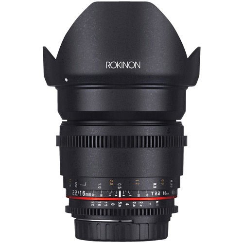 DS 16mm T2.2 Cine Lens for Canon EF-S