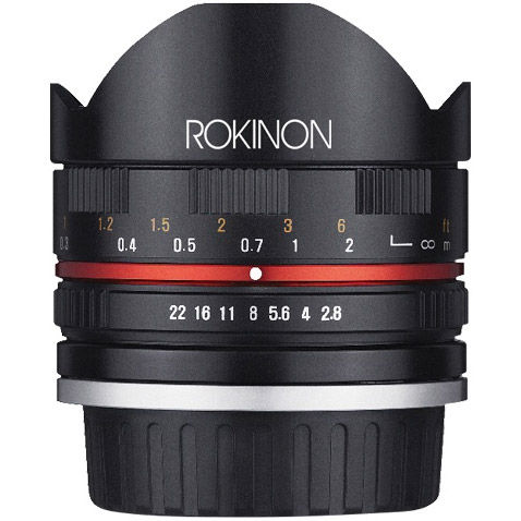 Rokinon Series II 8mm F2.8 UMC Ultra Wide Angle Fisheye Lens for Sony  E-Mount (Black)