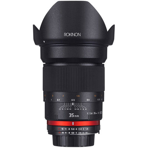35mm F1.4 UMC Wide Angle Lens for Canon AE with Automatic Chip