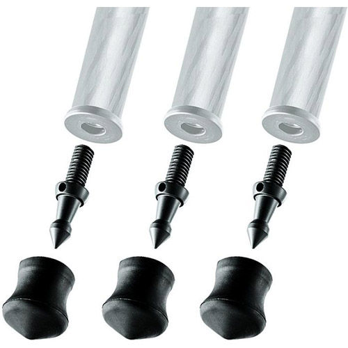 Spike +Rubber Foot 30mm 3pcs Replaces G1220, 129B3