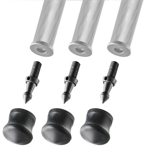 Spike+Rubber Foot 38mm 3pcs Replaces G1220. 129B3