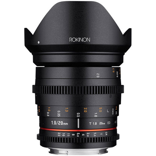 DS 20mm T1.9 Cine Lens for Canon EF