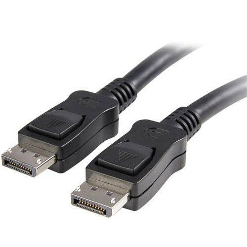DisplayPort 1.2 Cable with Latches - Certified, 6ft