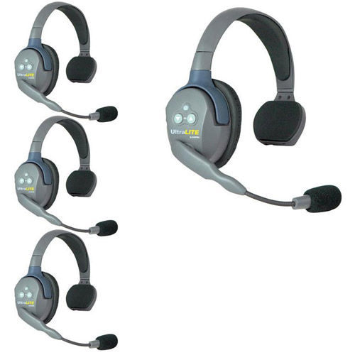 UL4S UltraLITE 4-Person Headset System w/ Batteries, Charger