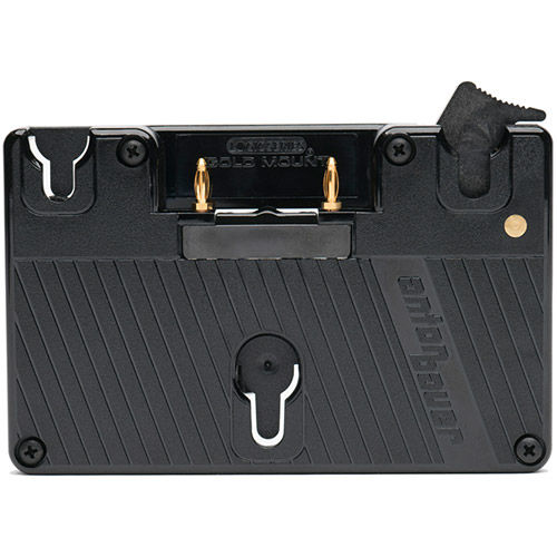 Gold Mount Battery Plate for Mon-503U and Mon-703U Mounts Directly to the Back of Monitor