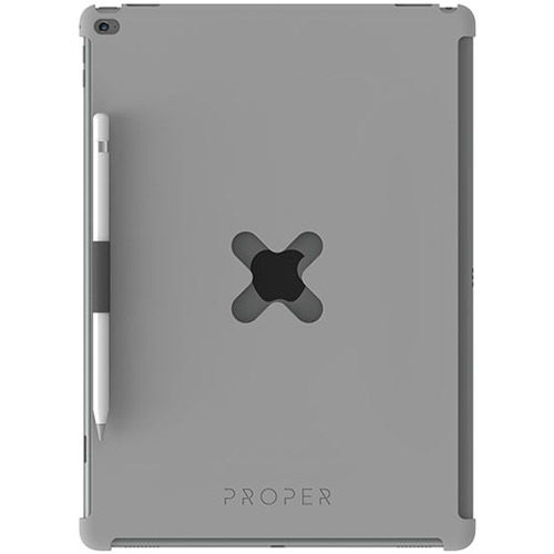 X Lock Case for iPad Pro 12.9", Gray w/Integrated Magnetic Pencil Holder