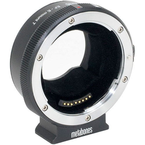 Canon EF to E-mount T V Lens Adapter (Black Matt)